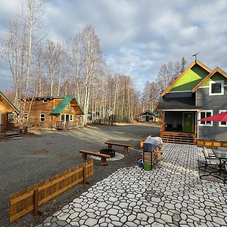 Talkeetna Log Cabin With Hot Tub Unit 1 Bagian luar foto