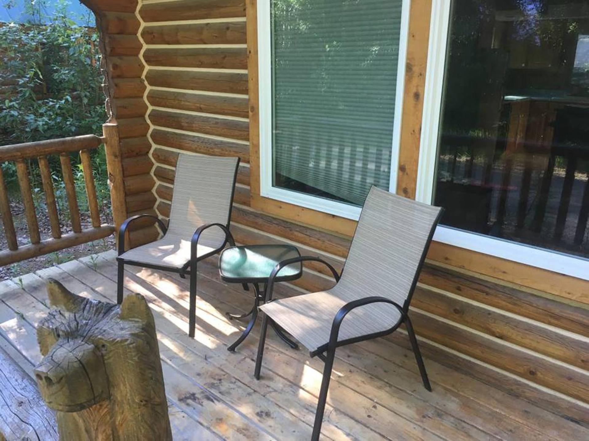 Talkeetna Log Cabin With Hot Tub Unit 1 Bagian luar foto