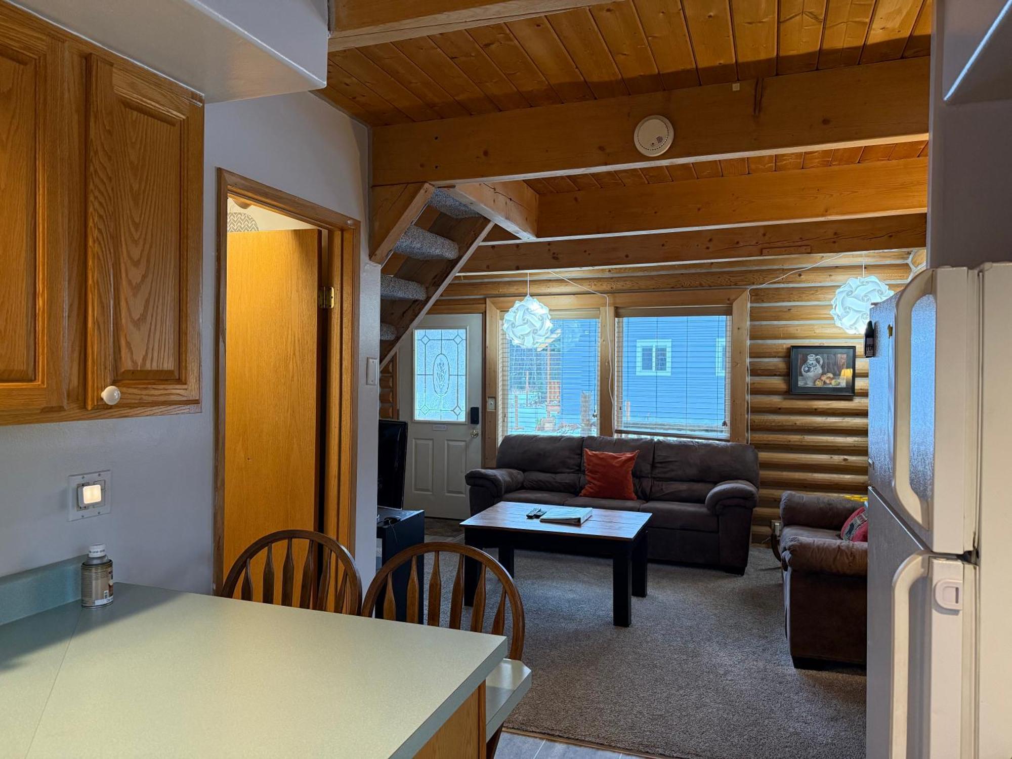 Talkeetna Log Cabin With Hot Tub Unit 1 Bagian luar foto