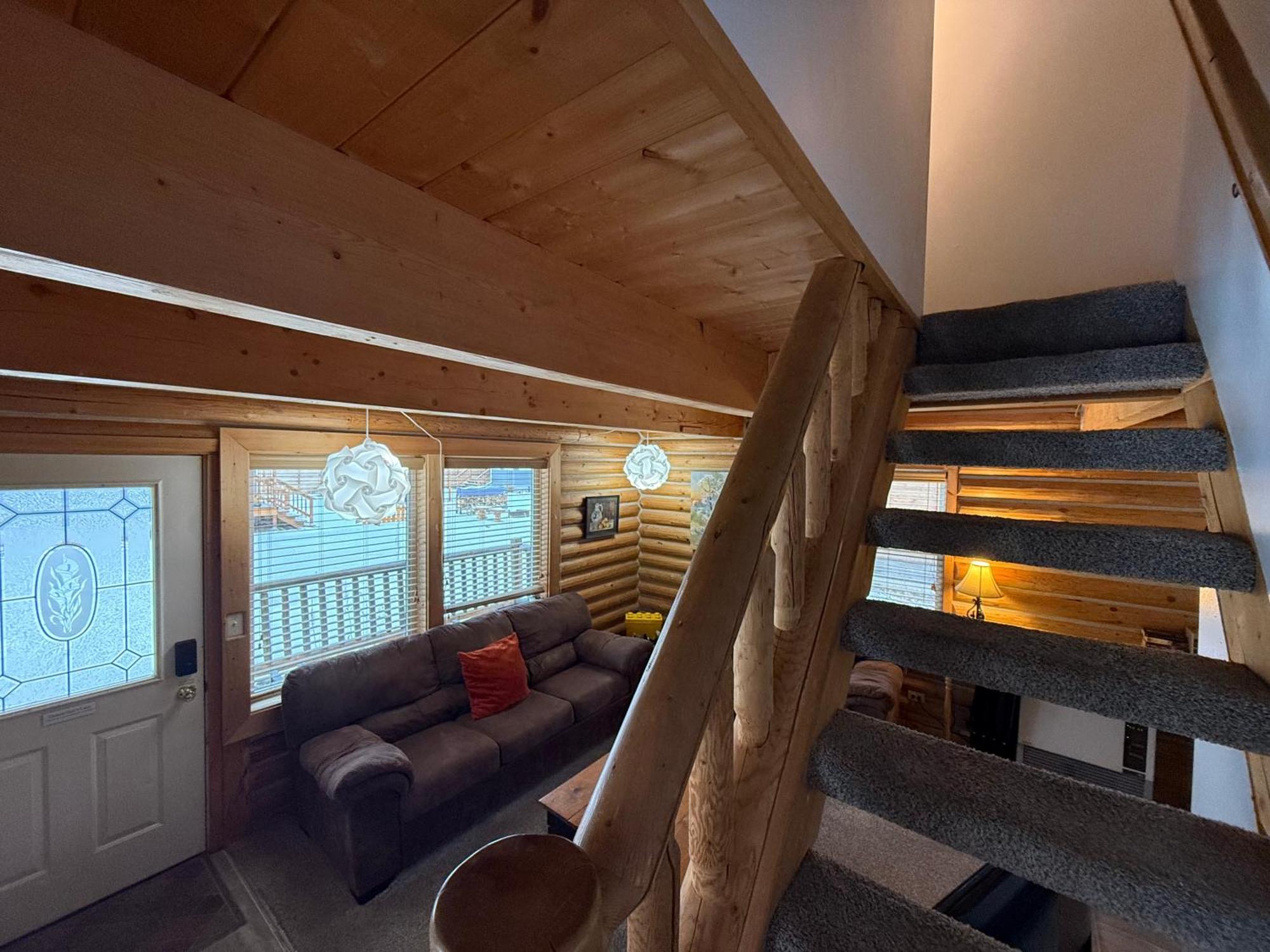 Talkeetna Log Cabin With Hot Tub Unit 1 Bagian luar foto